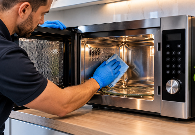 Professional Microwave Cleaning